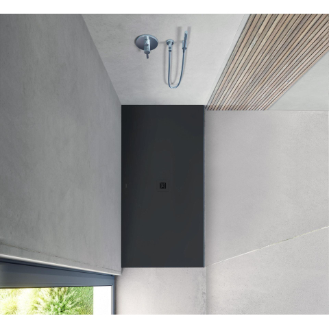 Duravit Sustano Douchebak - 180x90x3cm - Rechthoek - DuraSolid - mat antraciet SW813748