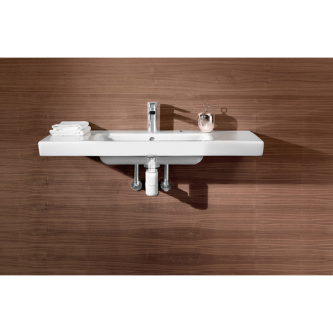 Villeroy & Boch Toebehoren easyaccess sifon - met push open plug - chroom (glans wit) SW28605