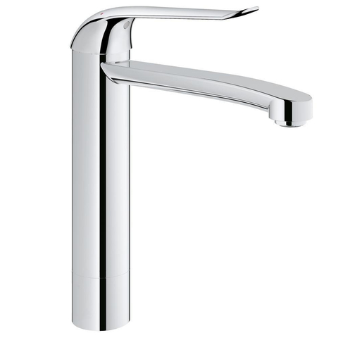 Grohe Eurosmart Care Waterbesparende Wastafelkraan - verhoogd 4cm - met medium uitloop - chroom 0436326