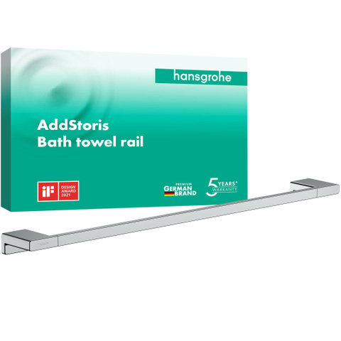 Hansgrohe AddStoris Q handdoekhouder wand - 65cm - hoogglans chroom SW651177