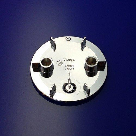 Viega domoset élément de finition pour évacuation de receveur de douche 52mm chrome 0500311