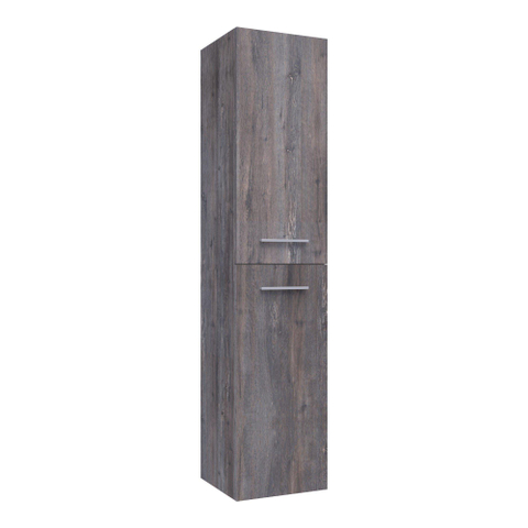 BRAUER Trust armoire de salle de bain 160x35x35cm avec 1 porte à gauche et à droite sans poignée mfc grey canyon SW499105