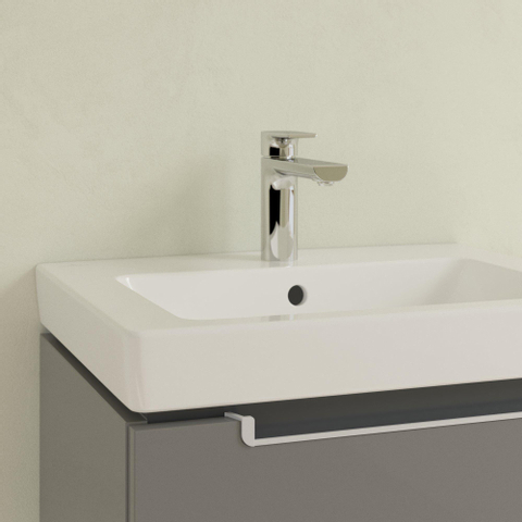 Villeroy & Boch Subway 2.0 meubelwastafel - 55x47cm - 1 kraangat - met overloop - White Alpine (glans wit) 1024115