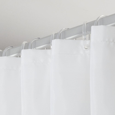 Sealskin Blend Rideau de douche 180x200 cm Polyester Vert / Blanc SW699507
