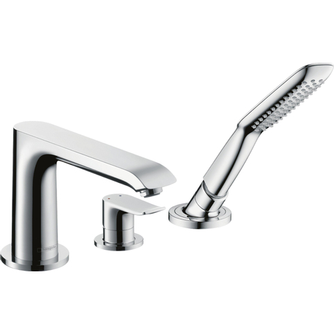 Hansgrohe Metris Robinet de baignoire sur gorge avec limiteur de température chrome brillant SW114665