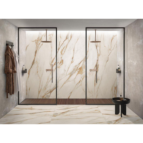 Ceralto Carraro Vein Carrelage de sol - 59.6x119.4cm - 8.5mm - rectifié - Calacatta venna oro SW787189