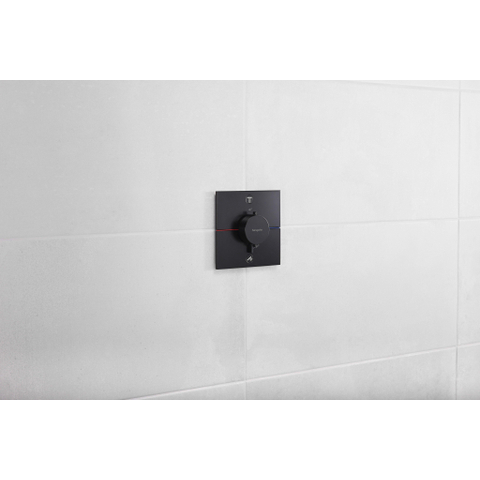 Hansgrohe ShowerSelect Comfort E Thermostaat - inbouw - 2 functies - mat zwart SW918081