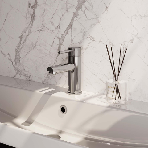 Brauer Chrome carving Mitigeur de lavabo sur plage - bas - modèle A - chrome SW715448