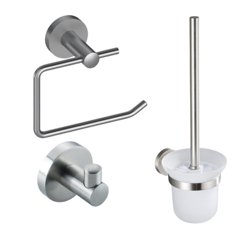 Fortifura Calvi Toiletset 3-delig - PVD - geborsteld RVS SW809447