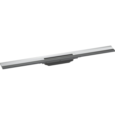 Hansgrohe RainDrain Flex Caniveau de douche - 80cm - raccourcissable - montage mural - chrome SW1590375