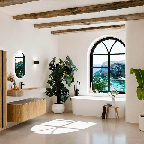 MONDIAZ THOR-DLUX Meuble de salle de bains 130cm arrondi gauche + droite couleur Oak avec 1 tiroir et 2 portes. Vasque suspendue CLOUD Milieu 1 trou de robinet couleur Saba. SW1464011