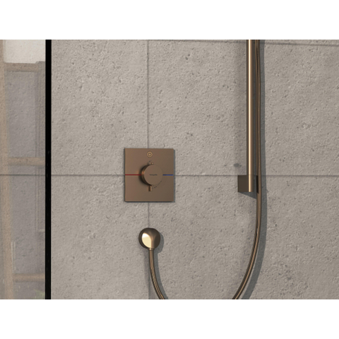 Hansgrohe ShowerSelect Comfort E Thermostaat - inbouw - 1 functie - geborsteld brons SW918033