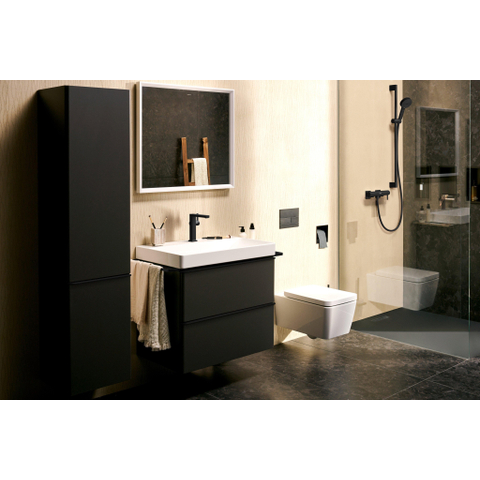 Hansgrohe Pulsify select s - handdouche 10.5cm - 3jet relaxation - ecosmart - mat zwart SW651063