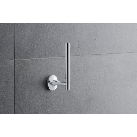 Duravit Starck T Reserve closetrolhouder - 5x7.3x15.2cm - hoogglans chroom SW297106