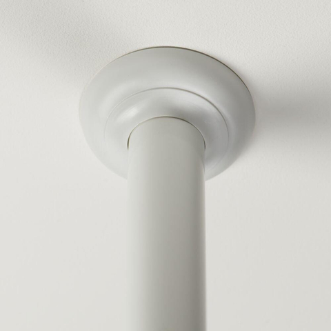 Sealskin Seallux Support de plafond pour barre de rideau de douche 60cm Aluminium Blanc CO276668610