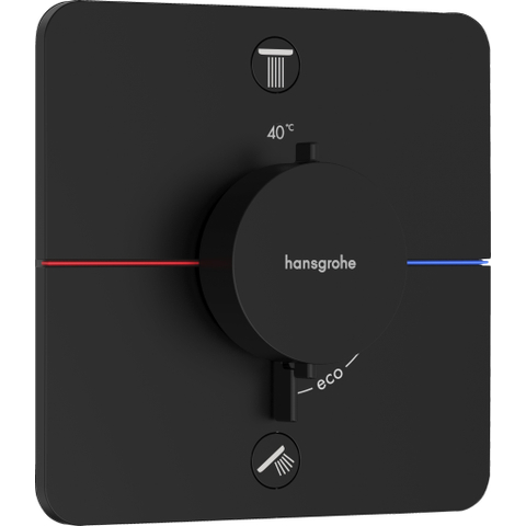 Hansgrohe Showerselect comfort q Thermostaat - inbouw - 2 functies - mat zwart SW917853