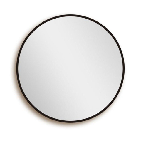 Saniclass Retro Line miroir – Ø 80 cm – Noir mat SW643425