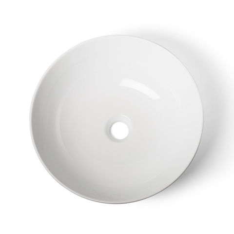 H&R Badmeubelen waskom - 39x14.5cm - keramiek wit SW87507
