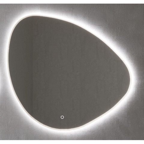 H&R Badmeubelen Organic 2.0 Spiegel - 85x73cm - rechts - dimbaar - LED - spiegelverwaming SW1111410