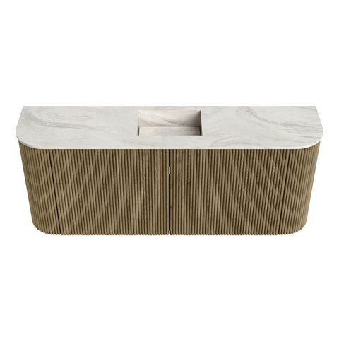 Mondiaz JOYA-DLUX 103.2cm toiletmeubel - ronding links en rechts kleur Dusk - Wastafel FAYE positie Midden Zonder kraangat kleur Ostra. SW1423433