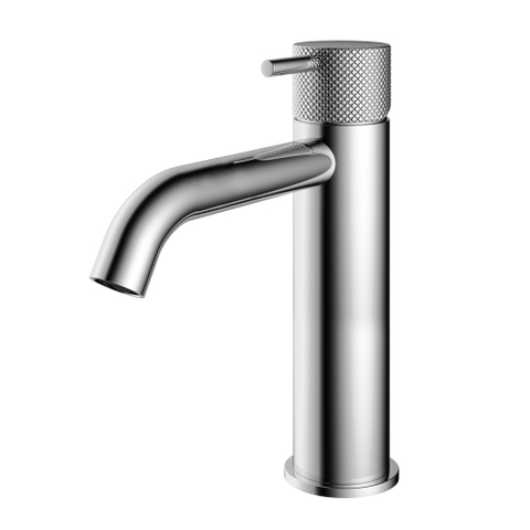 Hotbath Cobber X Middelhoge wastafelmengkraan - zonder waste - hoogglans chroom SW440709