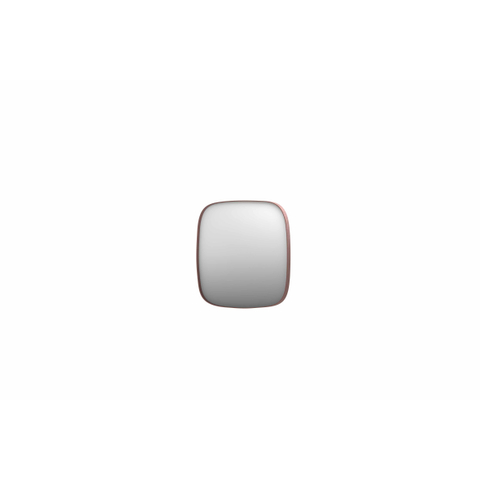 INK SP29 miroir - 40x4x40cm contour dans un cadre en acier - cuivre brossé SW956169