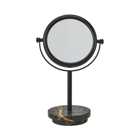 Aquanova Porto make-upspiegel – rond Ø15 cm – dubbelzijdig, 3x vergrotend – Zwart SW1108614