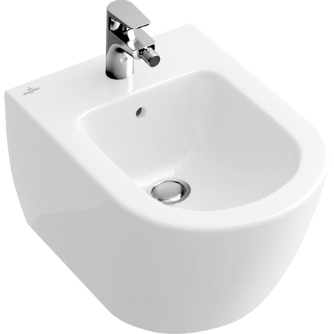Villeroy & Boch Subway 2.0 wandbidet - 375x565mm CeramicPlus - White Alpine (glans wit) 0124045