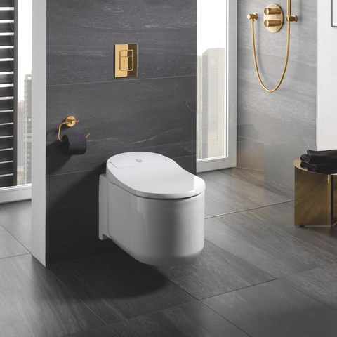 GROHE Sensia Arena WC lavant – pack avec bâti-support Rapid SLX – blanc brillant SW1017086