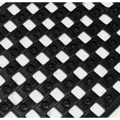 Sealskin Doby Tapis de sécurité 38x75 cm Caoutchouc Noir CO312005219