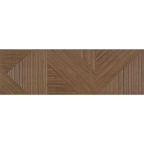 SAMPLE Ceralto Pavero Grain Decortegel 32x100cm 10.4mm Houtlook - Coffee SW912264