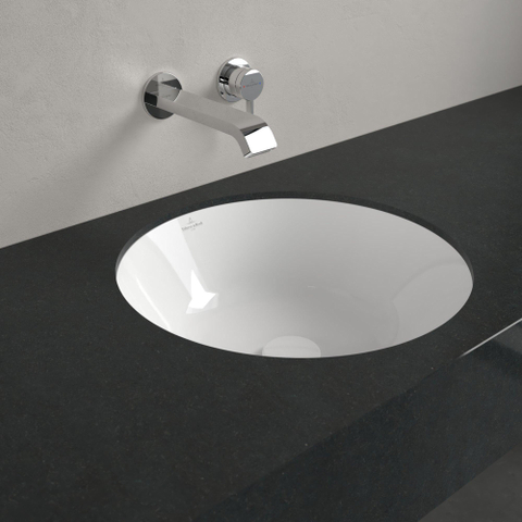 Villeroy & Boch Architectura lavabo - 45x45x17.5cm - sans trou de robinet - blanc alpin brillant SW762326