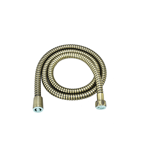 Fortifura Calvi doucheslang Metaal - 150cm - geborsteld messing (goud) SW767375