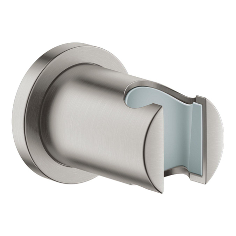 Grohe Rainshower Handdouchehouder - niet verstelbaar - ronde rozet - Supersteel (RVS) SW73279