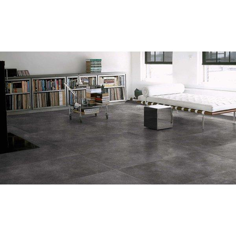 ÉCHANTILLON Ceralto Pixelio Select Carrelage de sol et mural 60x60cm 9.5mm rectifié R9 Anthracite SW976461