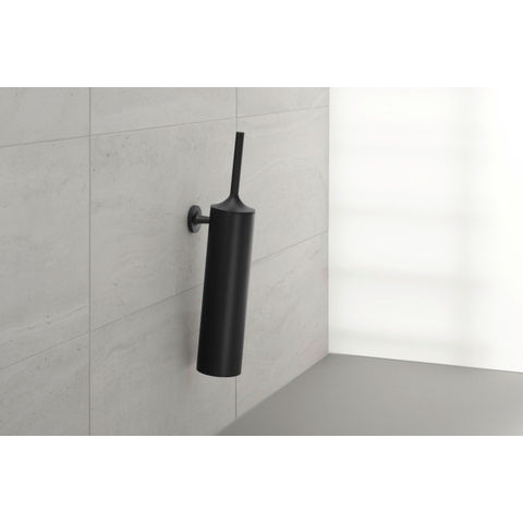 Duravit Starck T Borstelgarnituur - wandmodel - 43.5x8cm - mat zwart SW297067