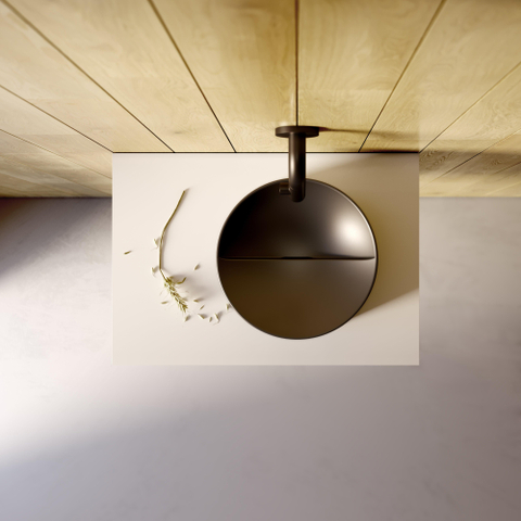Clou Vale fonteinen keramiek fontein rond Zwart mat - licht beschadigd-OUTLETSTORE STORE44663