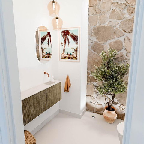 Mondiaz JOYA-DLUX 111.6cm toiletmeubel - ronding links kleur Dusk - Wastafel FAYE positie Rechts Zonder kraangat kleur Meli. SW1425860
