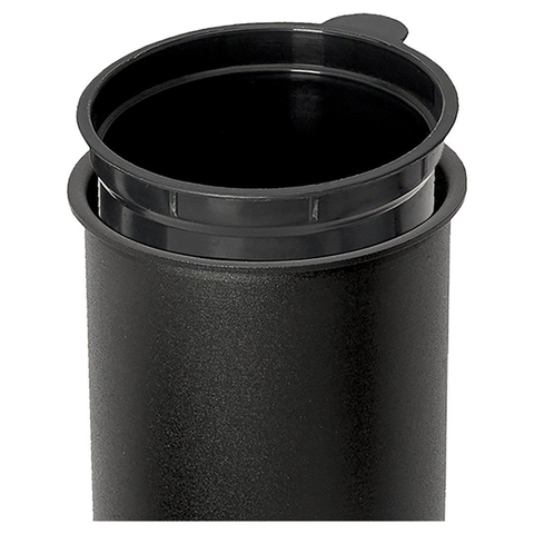 Haceka Redefine Porte-balai de WC aluminium Noir mat SW810811