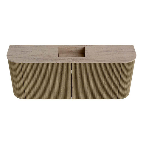Mondiaz JOYA-DLUX 103.2cm toiletmeubel - ronding links en rechts kleur Dusk - Wastafel FAYE positie Midden 1 kraangat kleur Saba. SW1426107