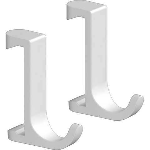 Hansgrohe Wallstoris Handdoekhaak - 1x3.9x3.3cm - 2 stuks - mat wit SW651478