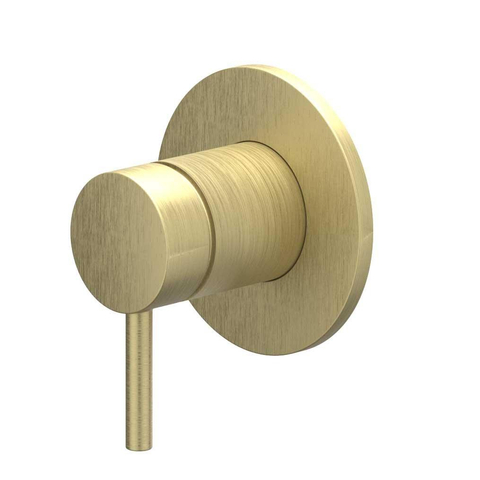 IVY Bond Partie apparente - pour mitigeur de douche encastré - - monolevier - rosace ronde - Or brossé mat PVD SW1030900