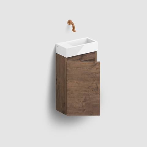 Clou Flush 3 lave-mains 36x18x9cm sans trou de robinet gauche Céramique Blanc SW9331