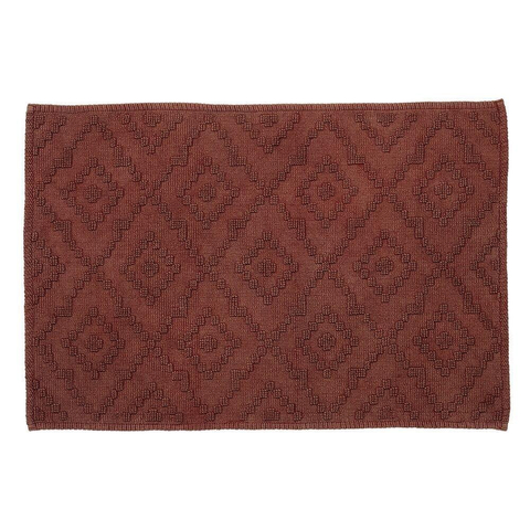 Sealskin Aztec Badmat 60x90 cm Katoen Donkerroze SW699487