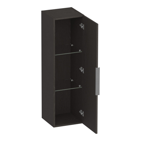 BRAUER Elevate armoire de salle de bains - 120x35x35cm - hors poignée rapportée - 1 porte - ouvrant à gauche ou à droite - Timber Anthracite SW1199989