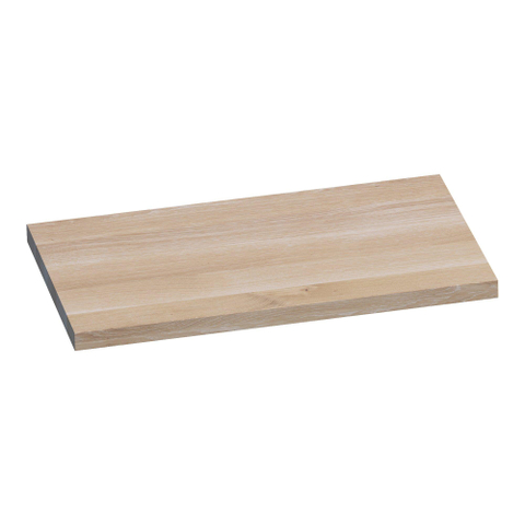 BRAUER Ocean Medium plan de toilette - 80x46x4cm - chêne à lattes blanc SW371963
