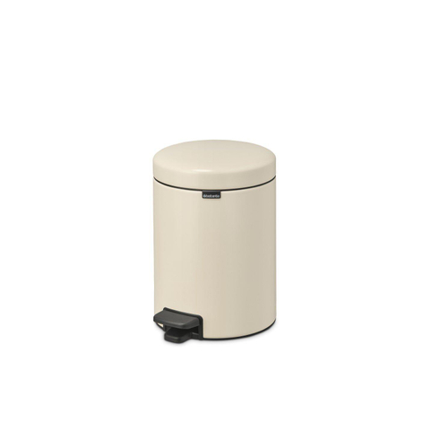 Brabantia NewIcon Poubelle 5 litres avec seau intérieur en plastique Soft Beige SW767527