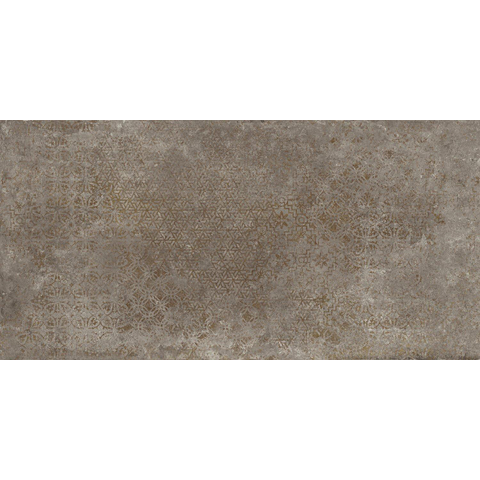 Terravito Sigillo carrelage murale et de sol - 59.5x119.5cm - 8mm - rectifié - effet béton - brun/ gris SW863183