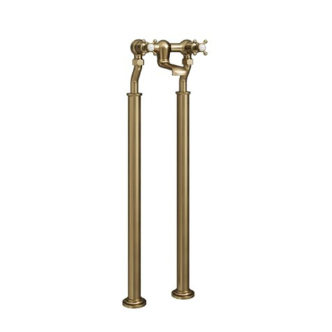 Crosswater Belgravia pieds de baignoire pour robinet - sur pied - laiton brossé (or) SW1175912