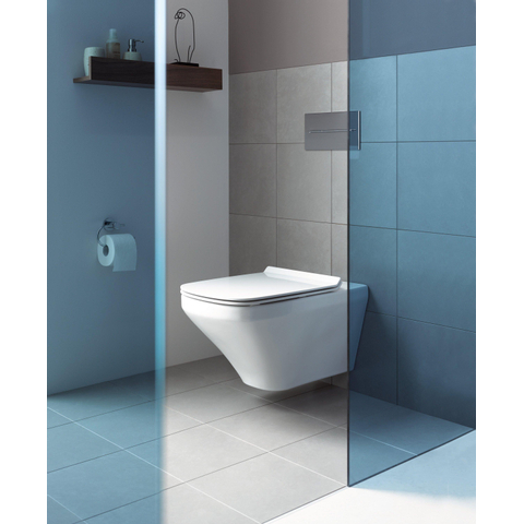 Duravit Durastyle Lunette cuvette rallongé avec couvercle et amortisseur blanc SW54214
